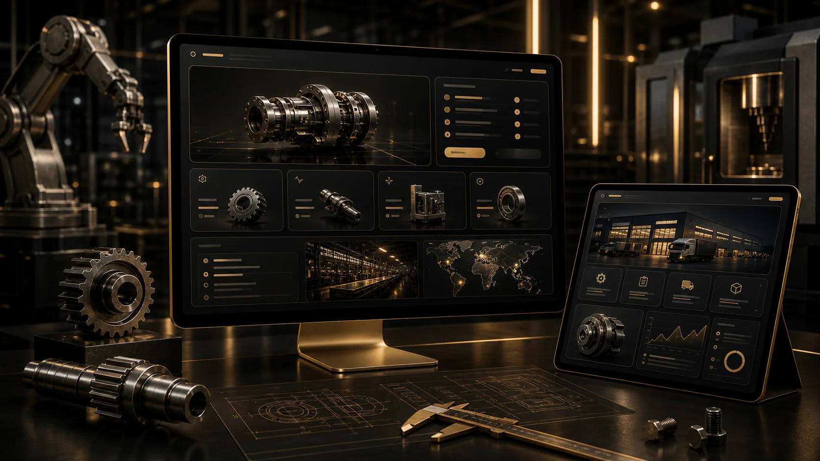 Manufacturer Premium Website Presence premium website concept preview